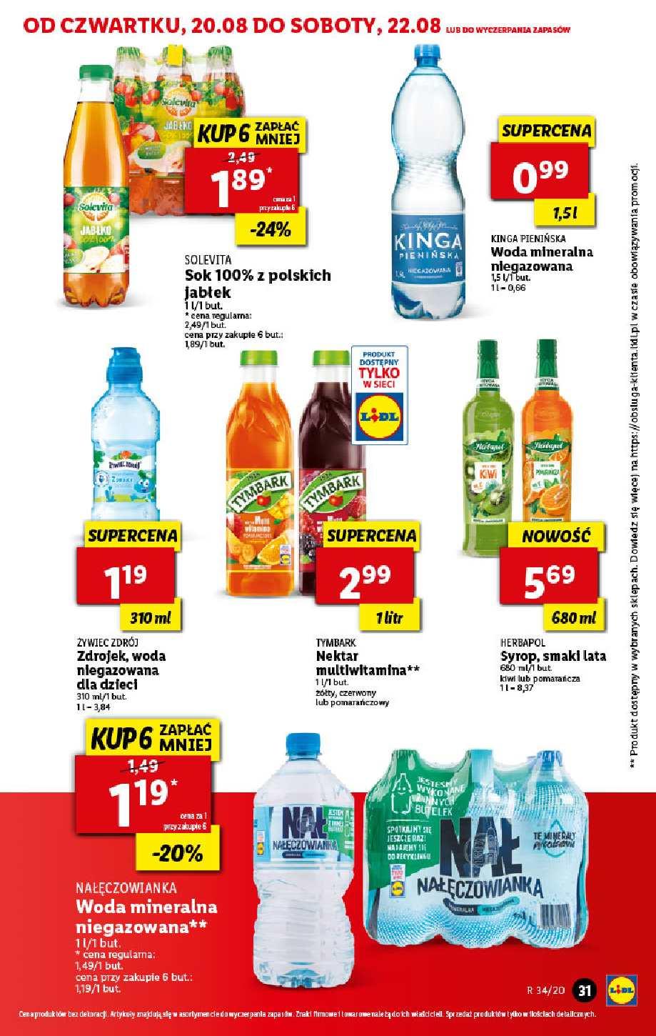 Gazetka promocyjna Lidl do 22/08/2020 str.31