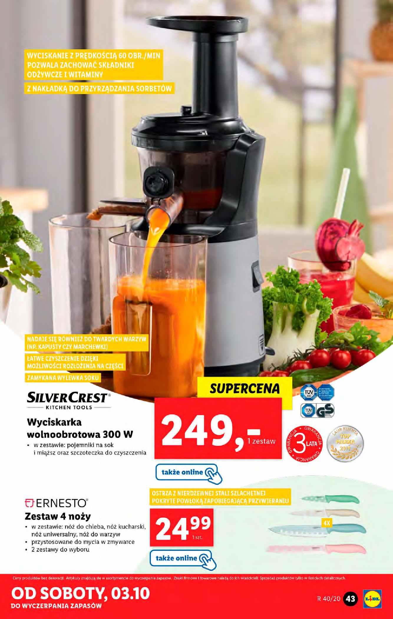 Gazetka promocyjna Lidl do 03/10/2020 str.43