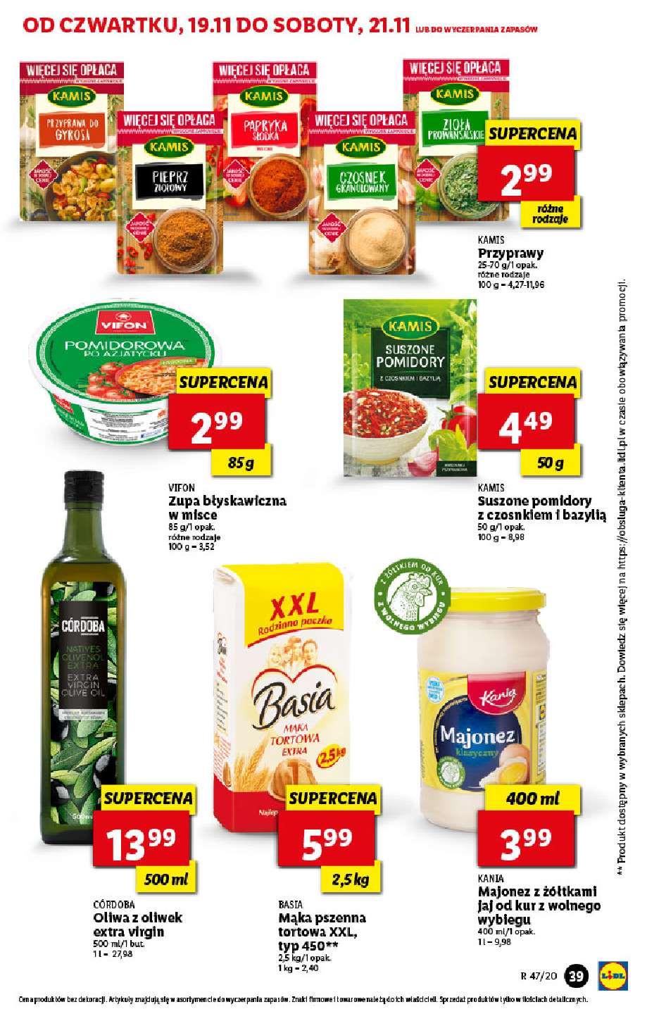 Gazetka promocyjna Lidl do 21/11/2020 str.39