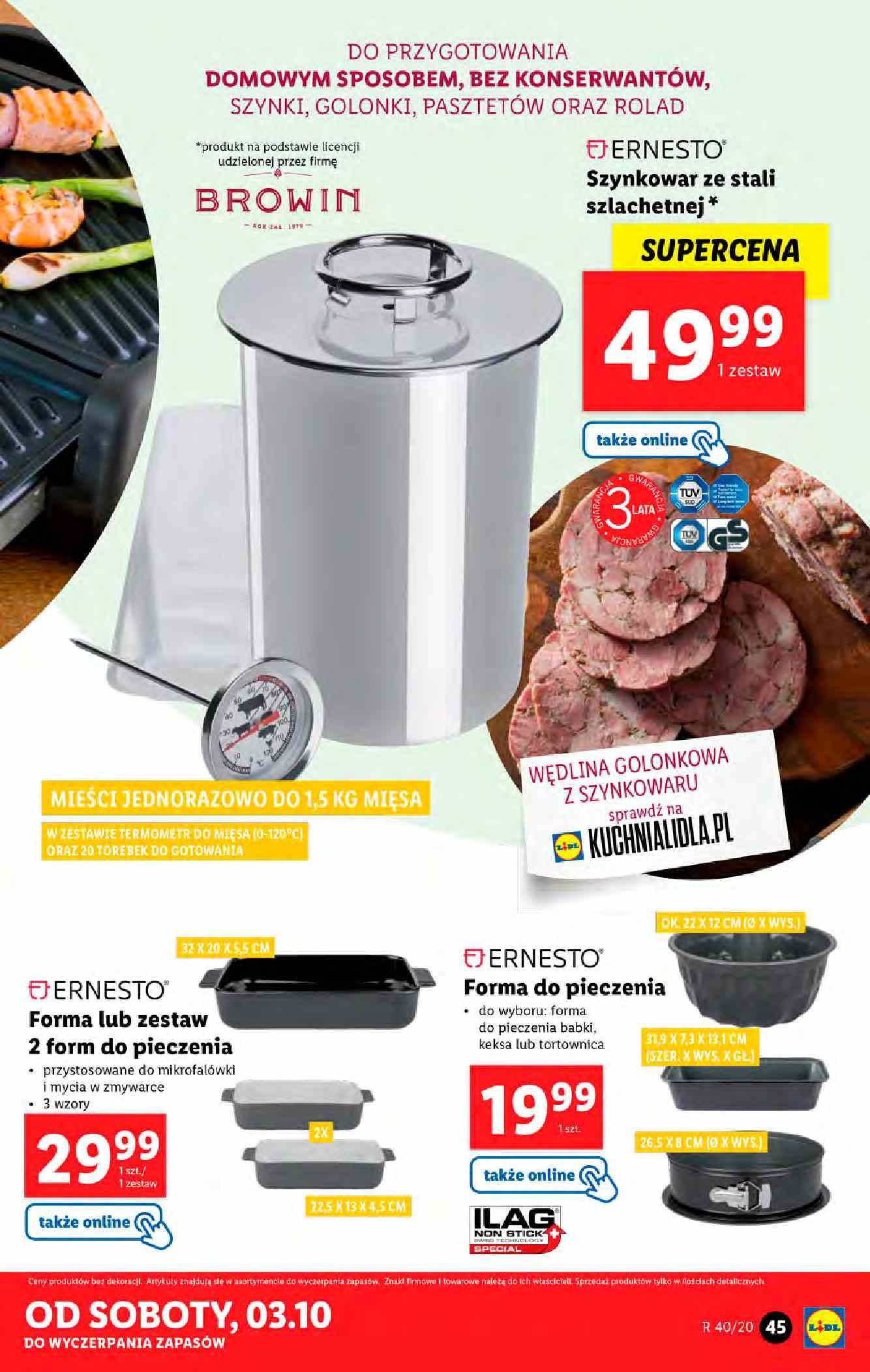 Gazetka promocyjna Lidl do 03/10/2020 str.45