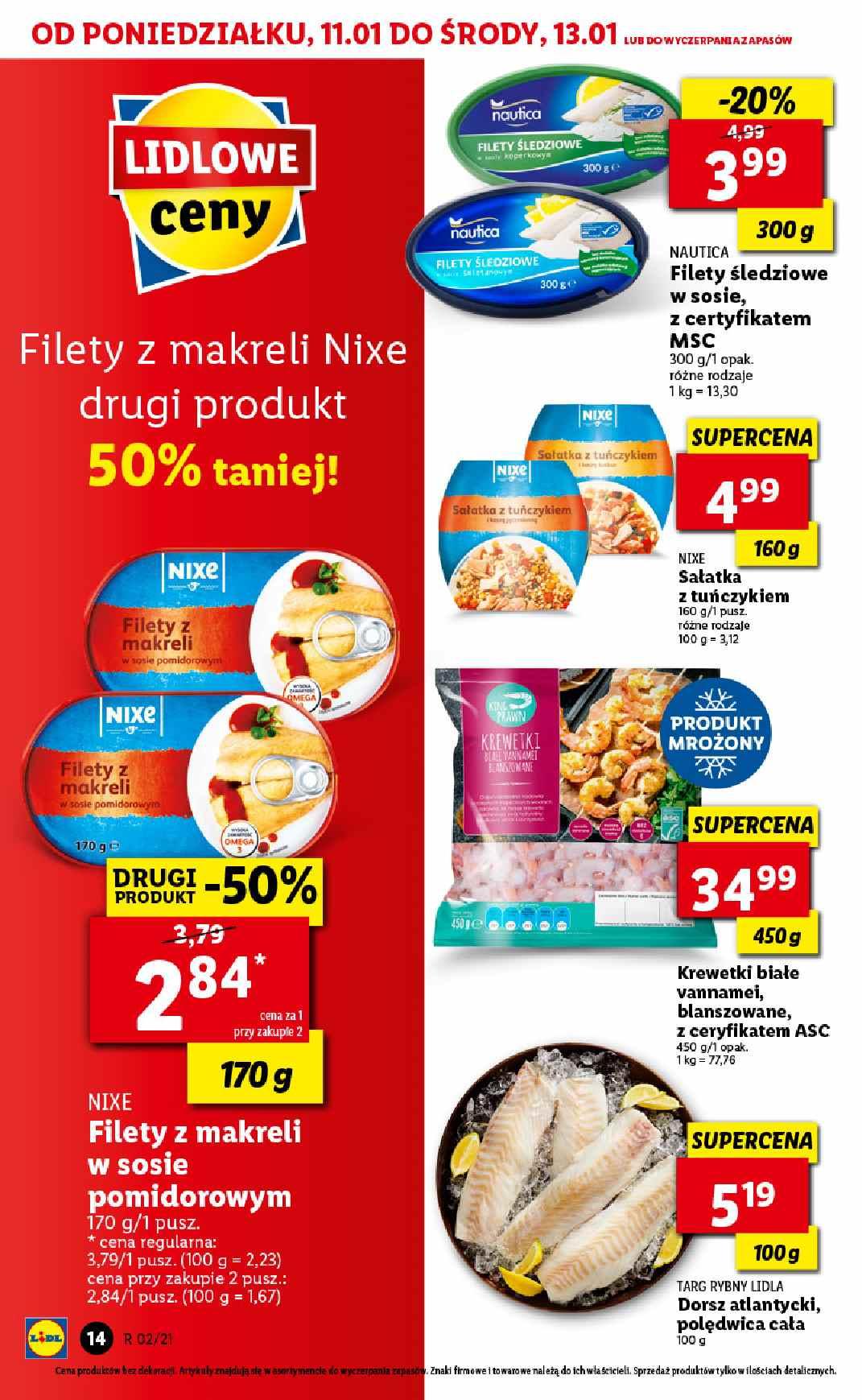 Gazetka promocyjna Lidl do 13/01/2021 str.14