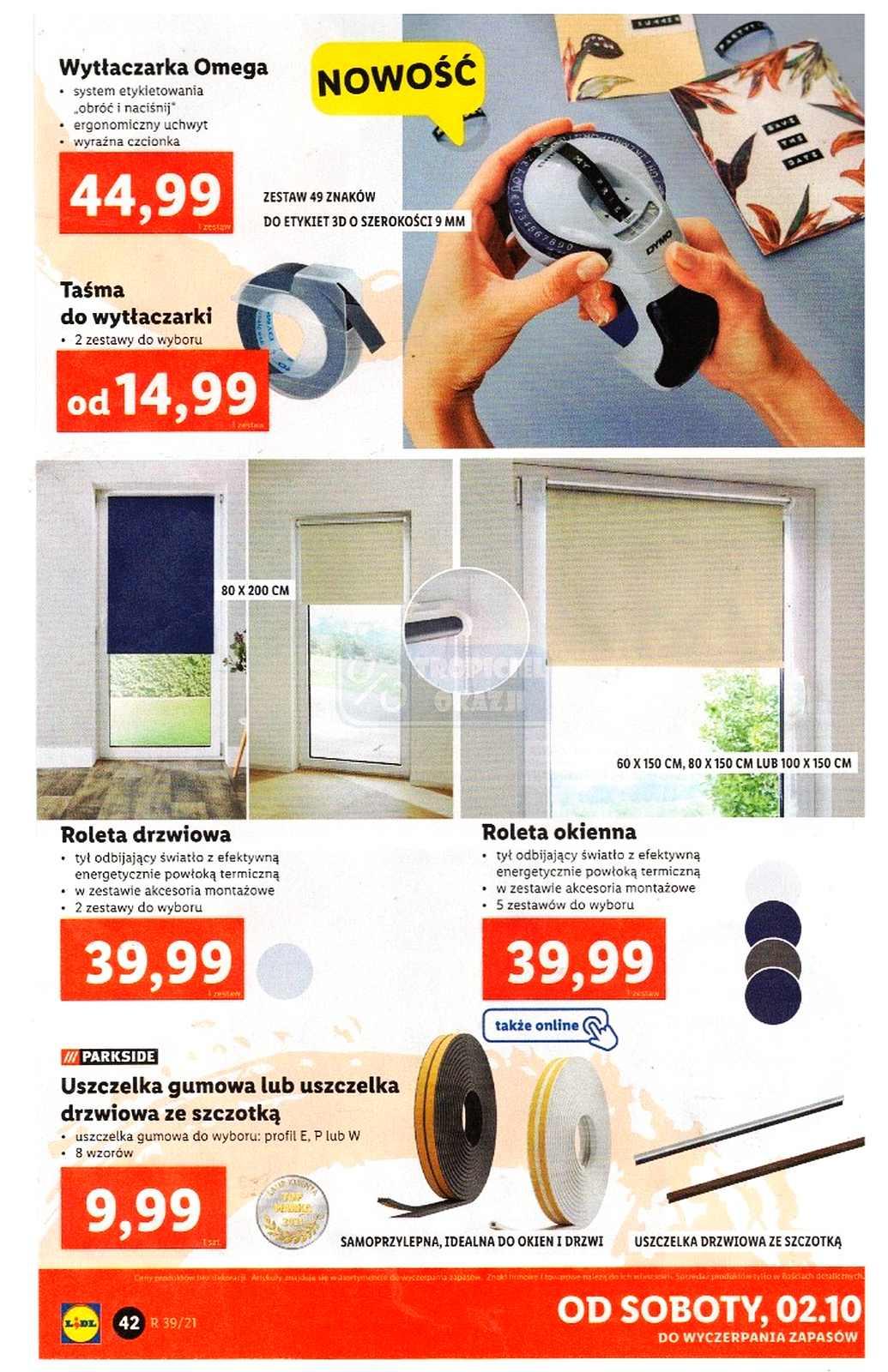 Gazetka promocyjna Lidl do 02/10/2021 str.42