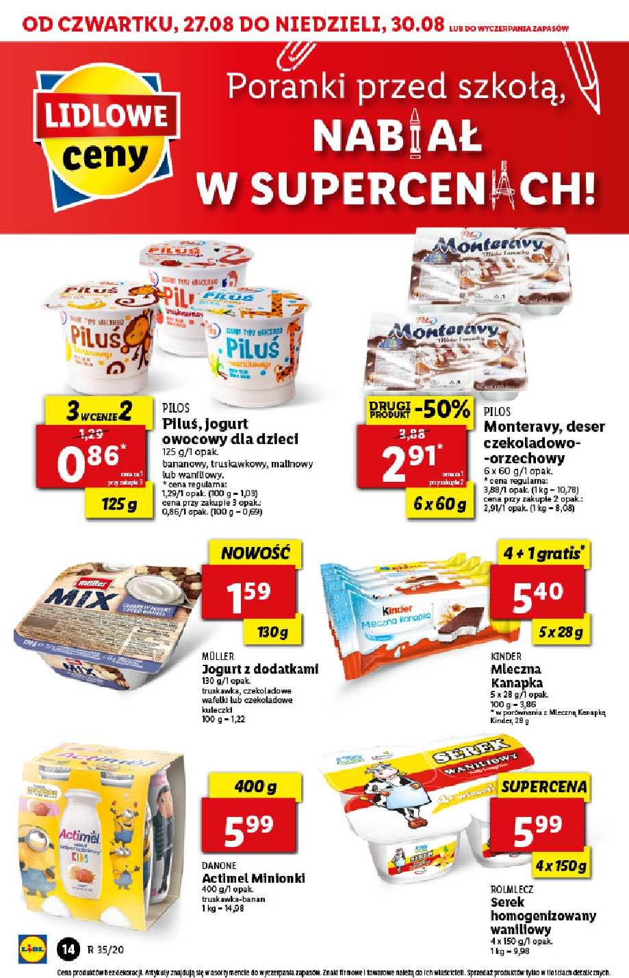 Gazetka promocyjna Lidl do 30/08/2020 str.14