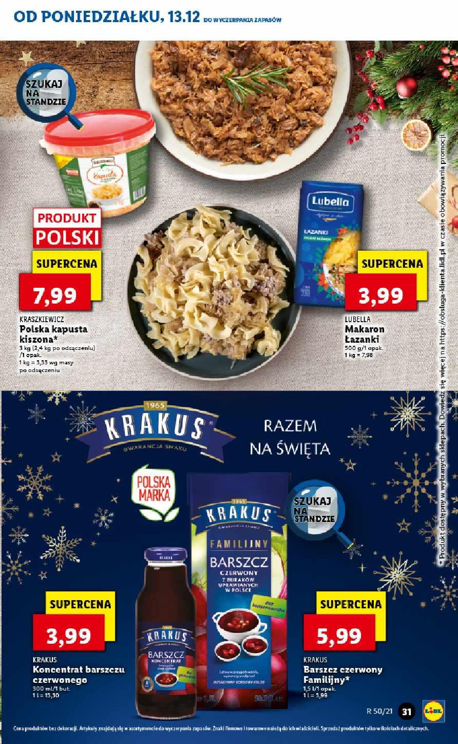 Gazetka promocyjna Lidl do 15/12/2021 str.31