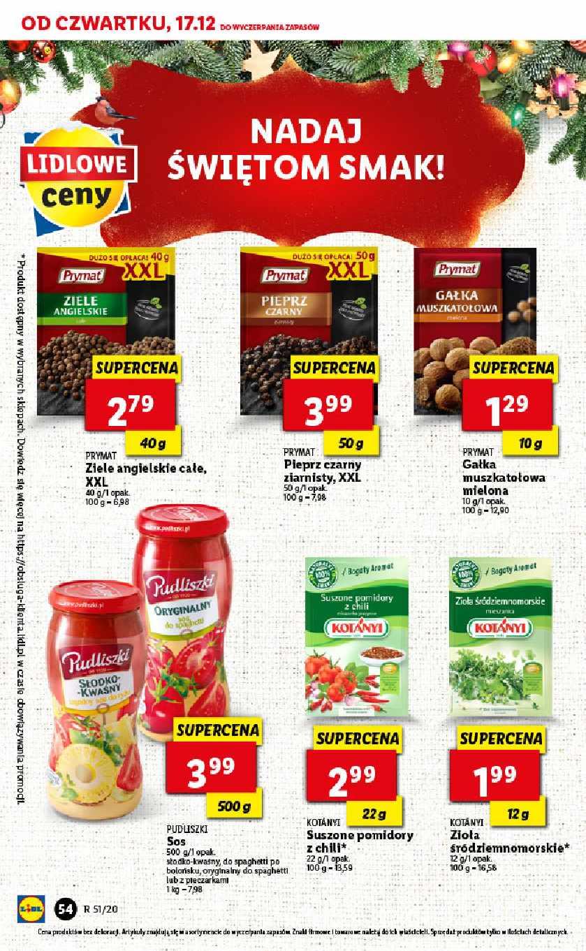 Gazetka promocyjna Lidl do 20/12/2020 str.54