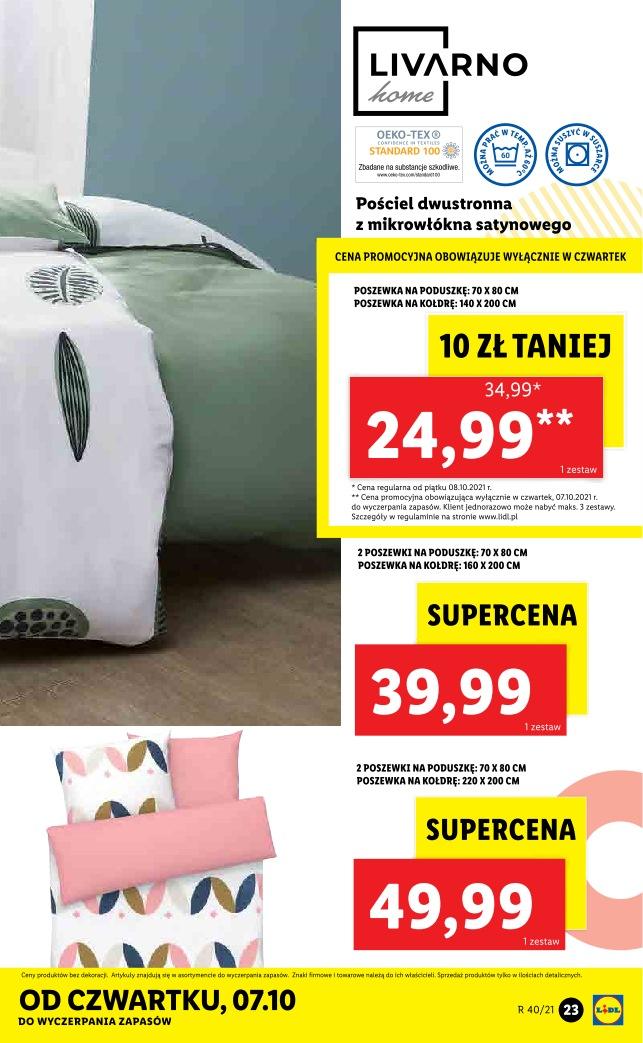 Gazetka promocyjna Lidl do 09/10/2021 str.23