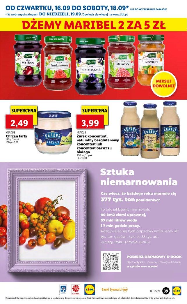 Gazetka promocyjna Lidl do 18/09/2021 str.39