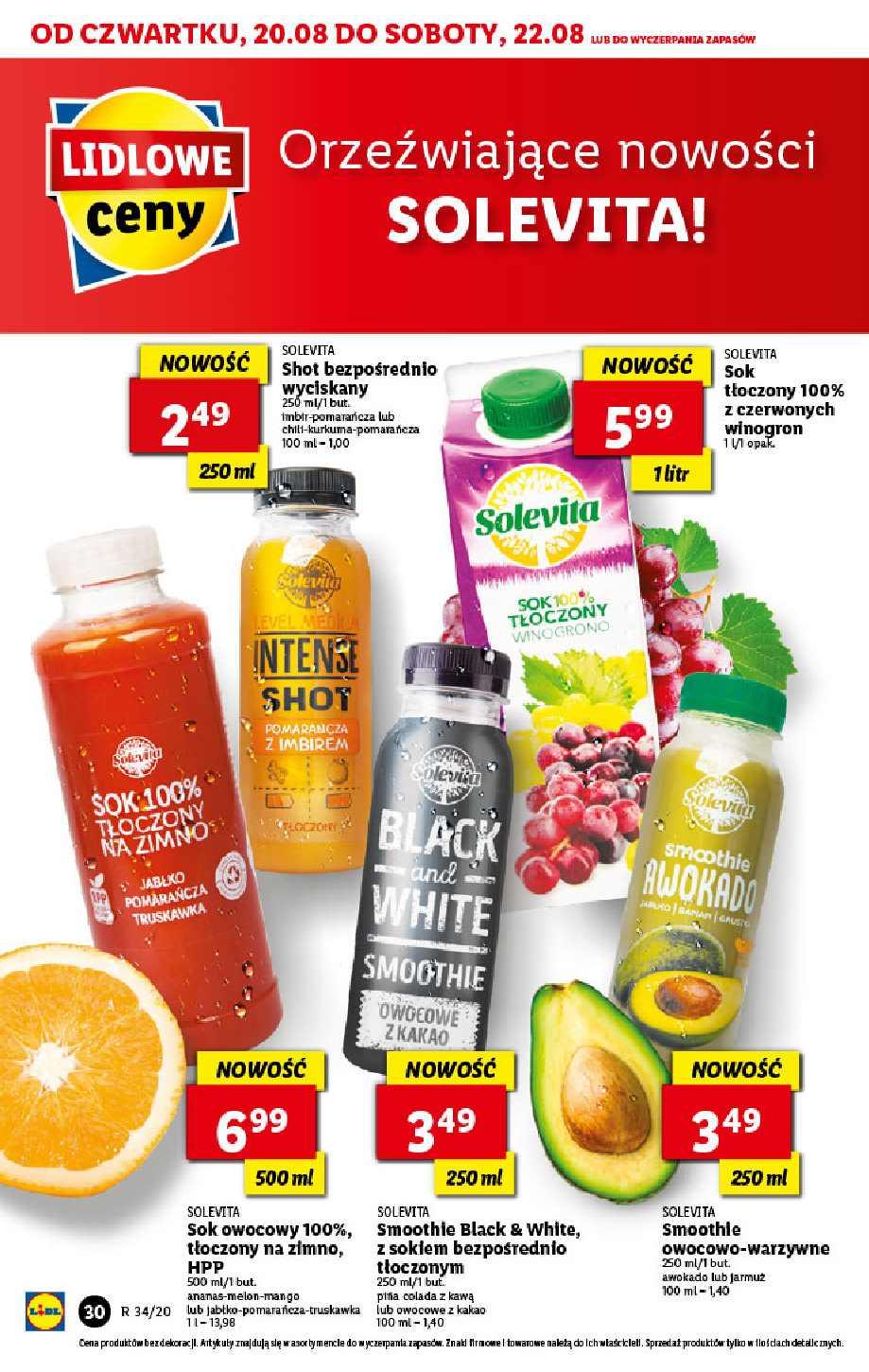 Gazetka promocyjna Lidl do 22/08/2020 str.30