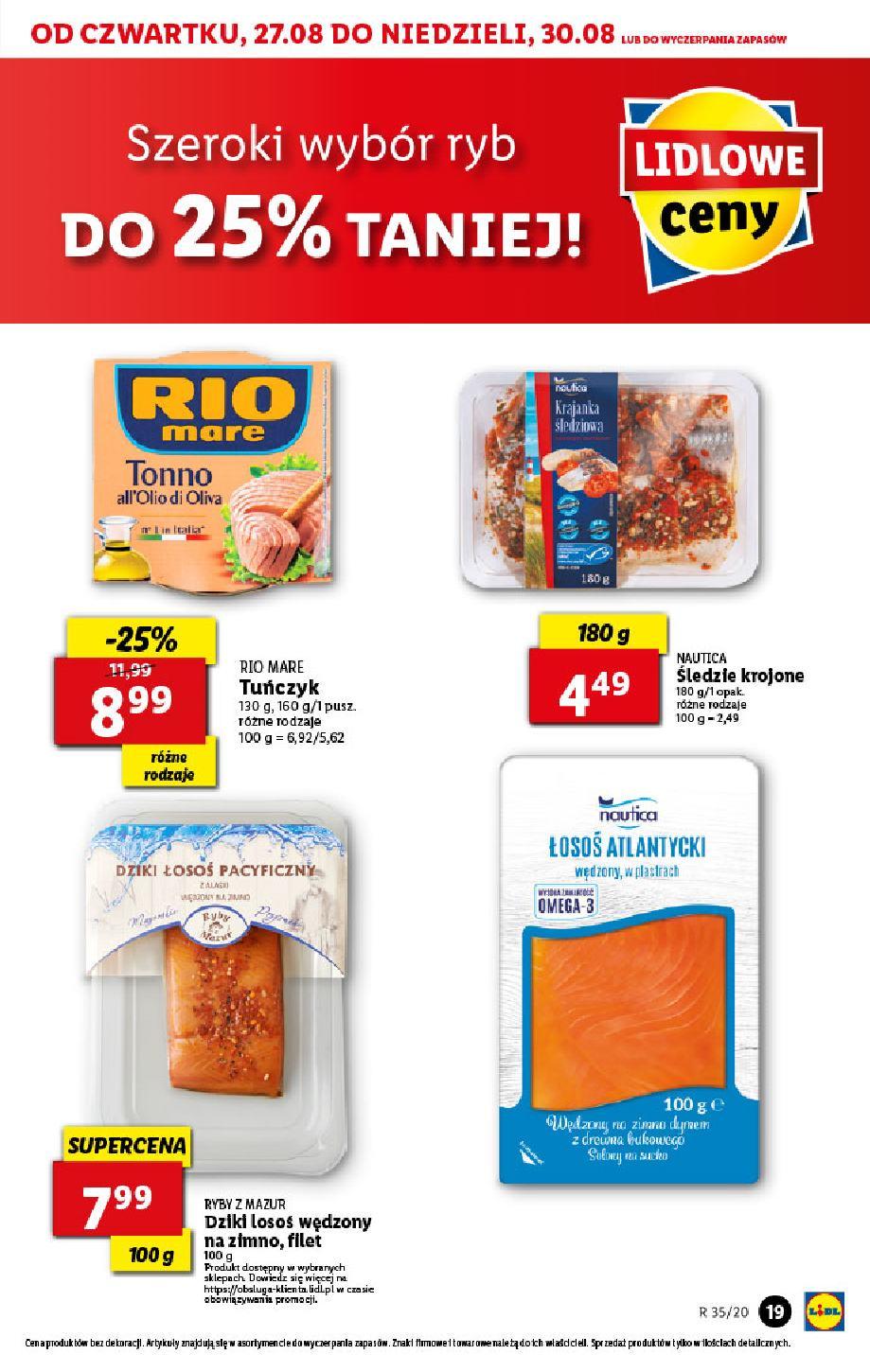 Gazetka promocyjna Lidl do 30/08/2020 str.19