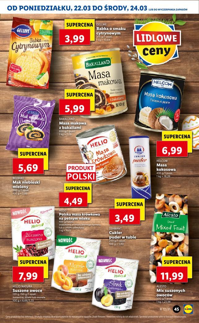 Gazetka promocyjna Lidl do 24/03/2021 str.45