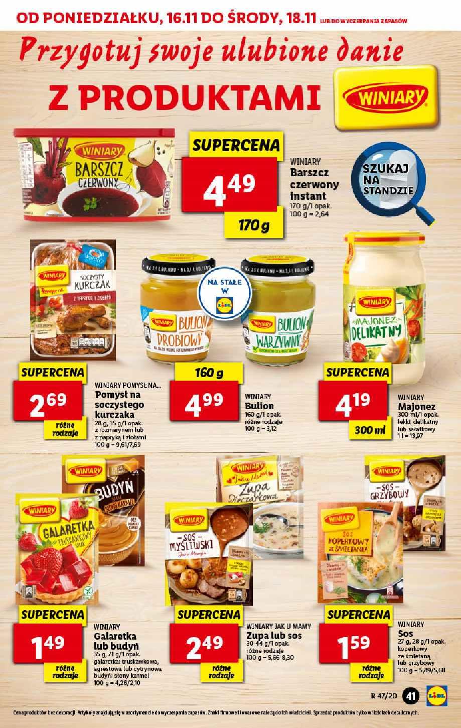 Gazetka promocyjna Lidl do 18/11/2020 str.41