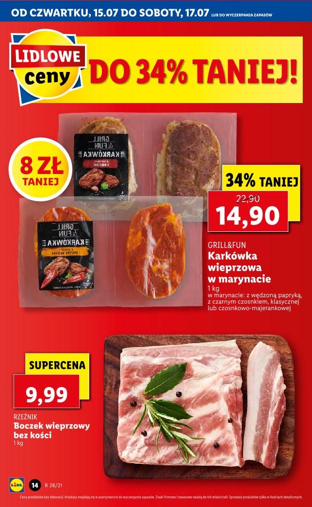 Gazetka promocyjna Lidl do 17/07/2021 str.14