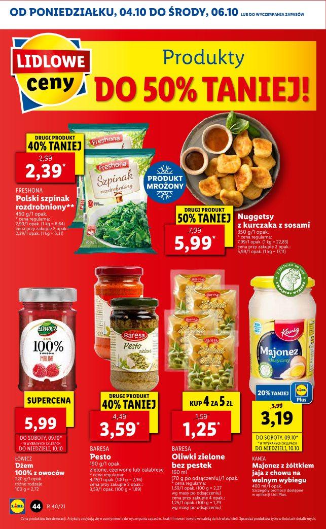 Gazetka promocyjna Lidl do 06/10/2021 str.44