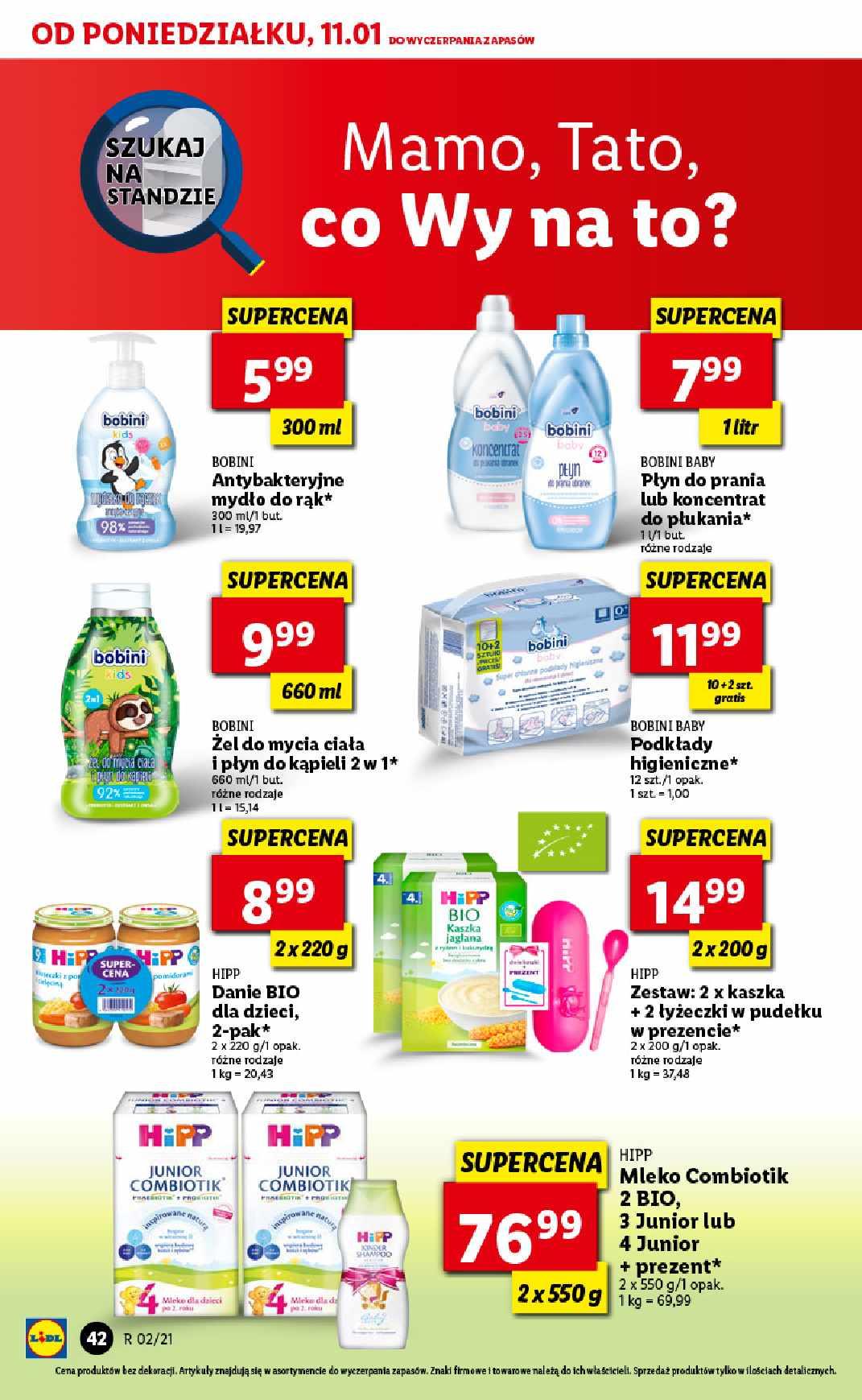 Gazetka promocyjna Lidl do 13/01/2021 str.42