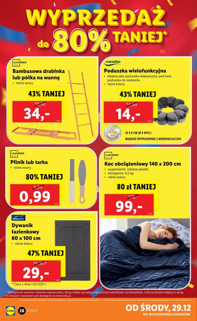 Gazetka promocyjna Lidl do 31/12/2021 str.28