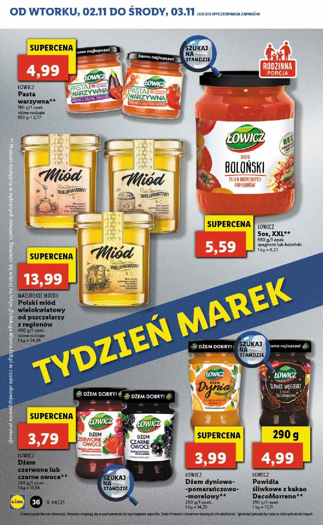 Gazetka promocyjna Lidl do 03/11/2021 str.36