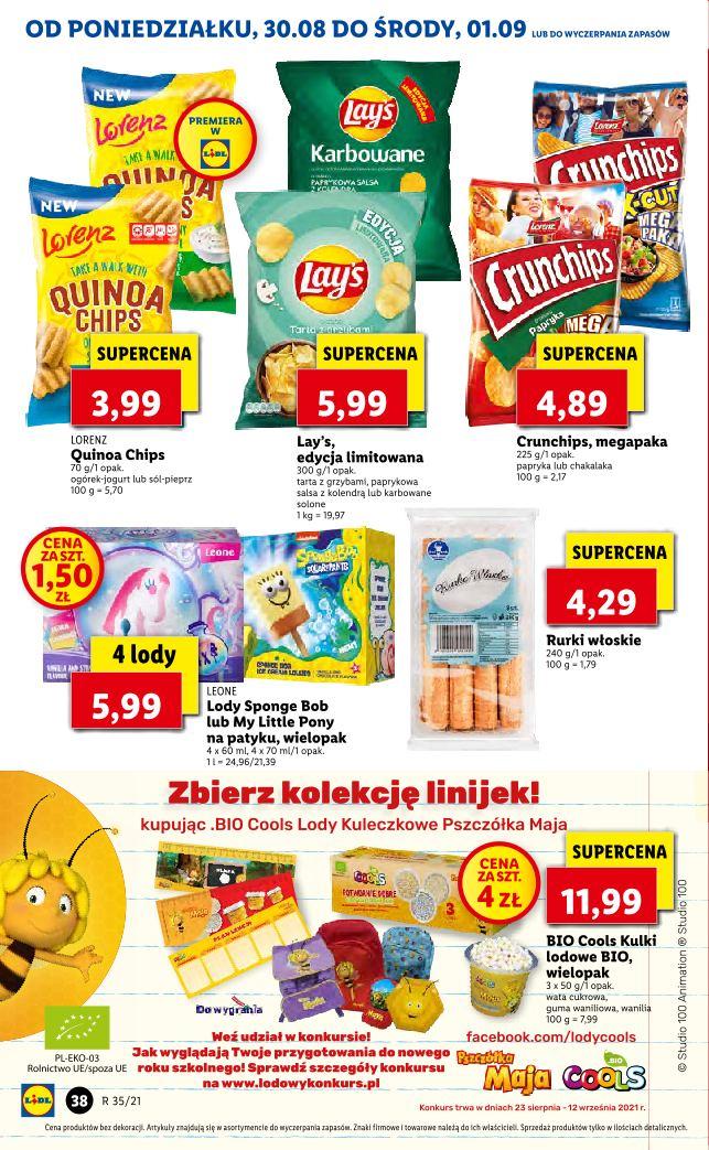 Gazetka promocyjna Lidl do 01/09/2021 str.38