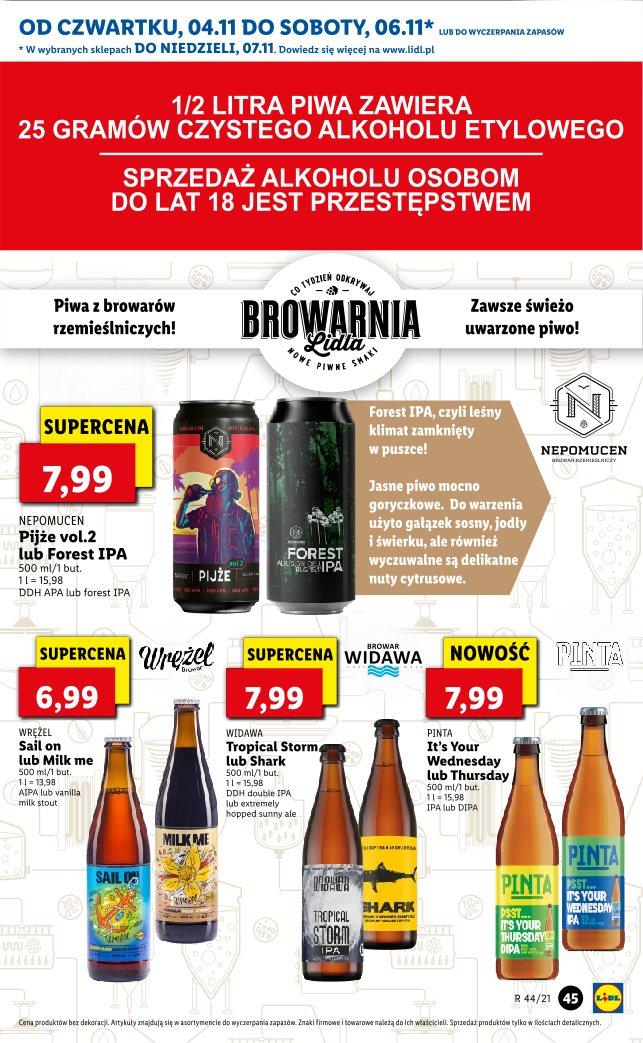 Gazetka promocyjna Lidl do 06/11/2021 str.45