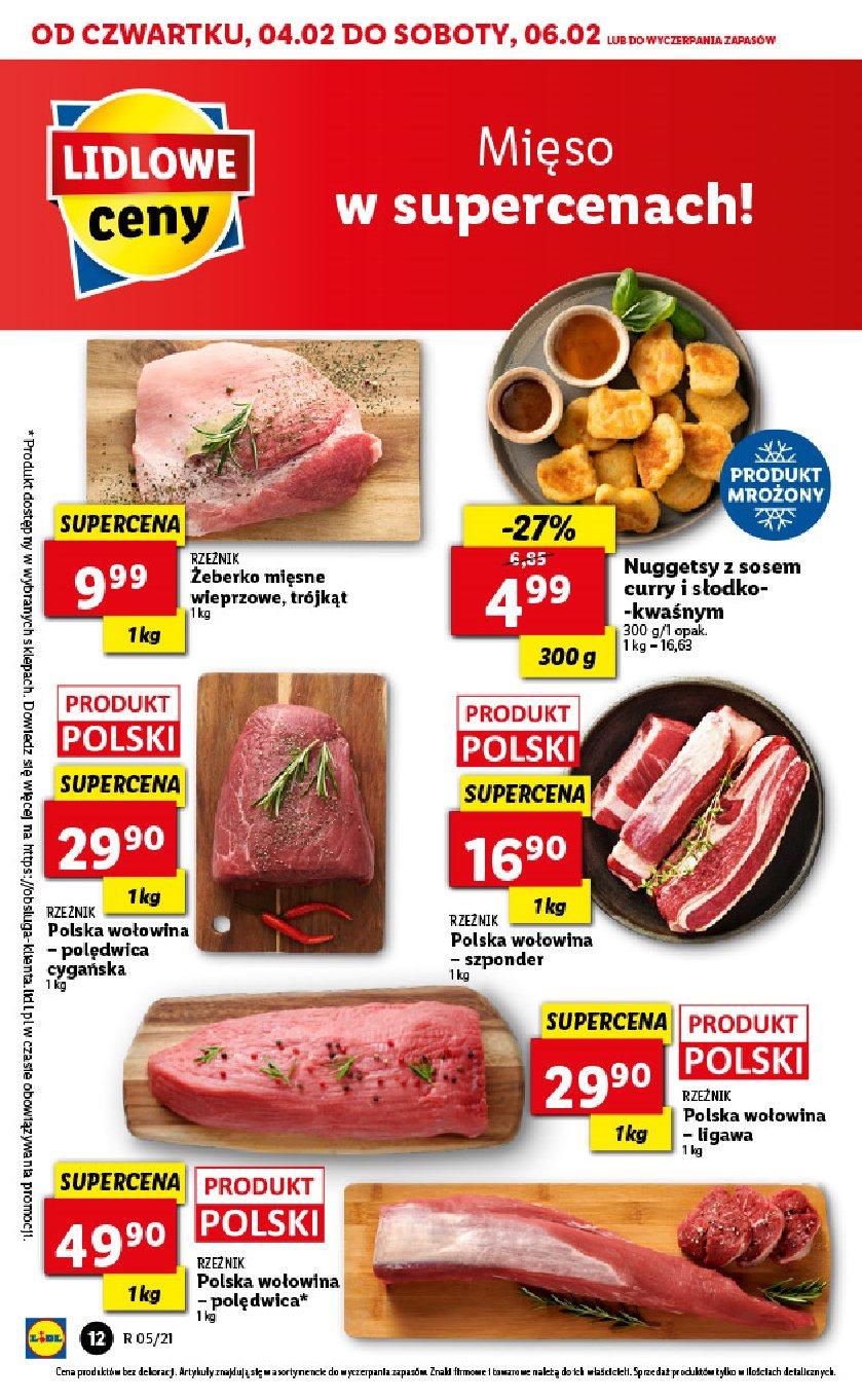 Gazetka promocyjna Lidl do 06/02/2021 str.12