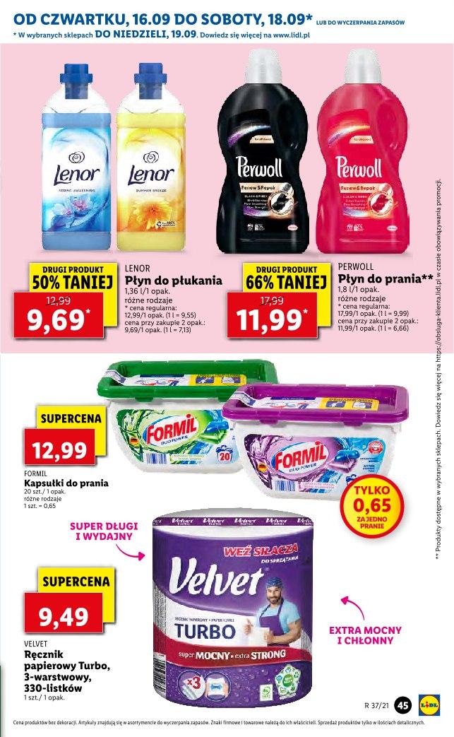 Gazetka promocyjna Lidl do 18/09/2021 str.45