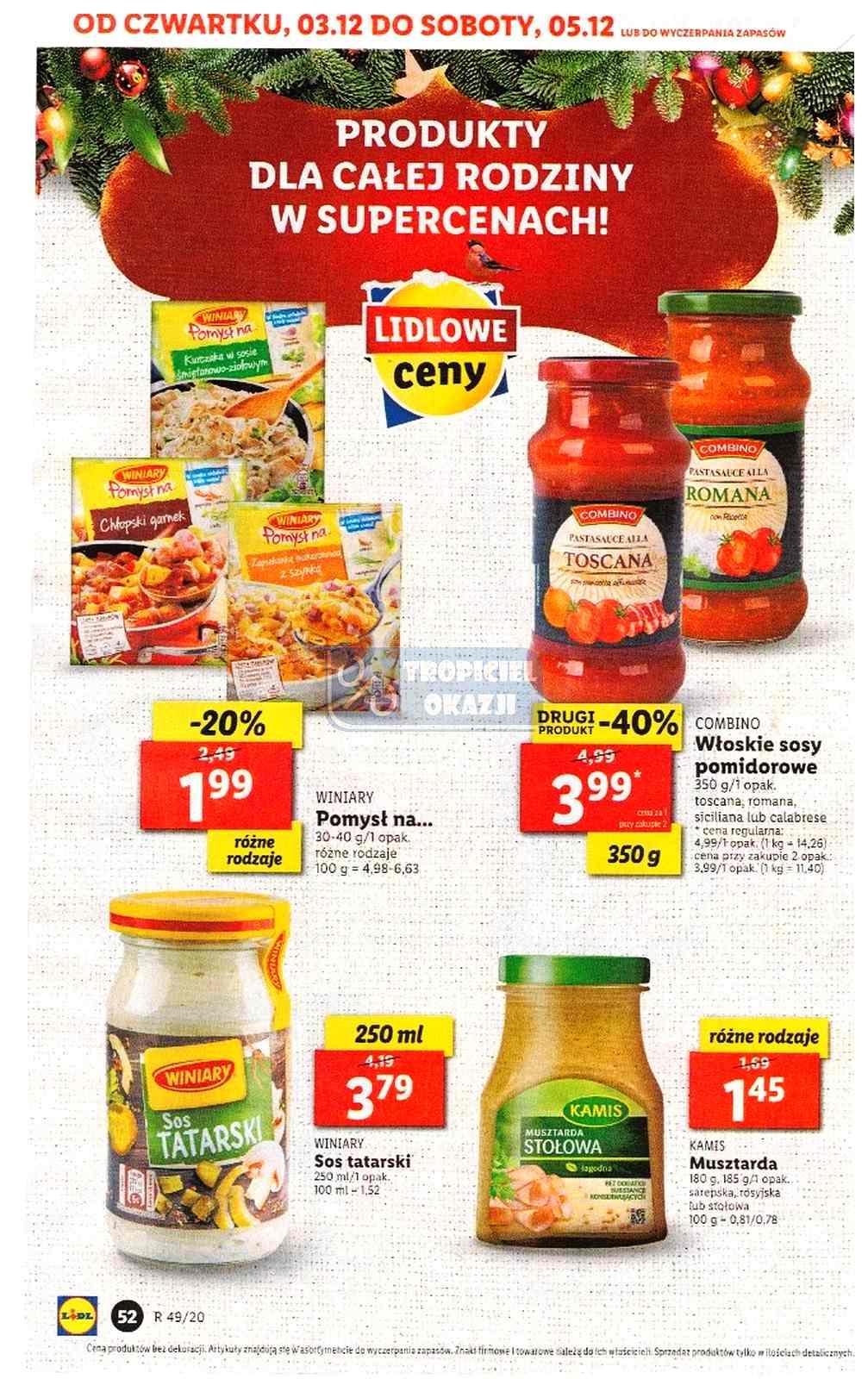 Gazetka promocyjna Lidl do 06/12/2020 str.52