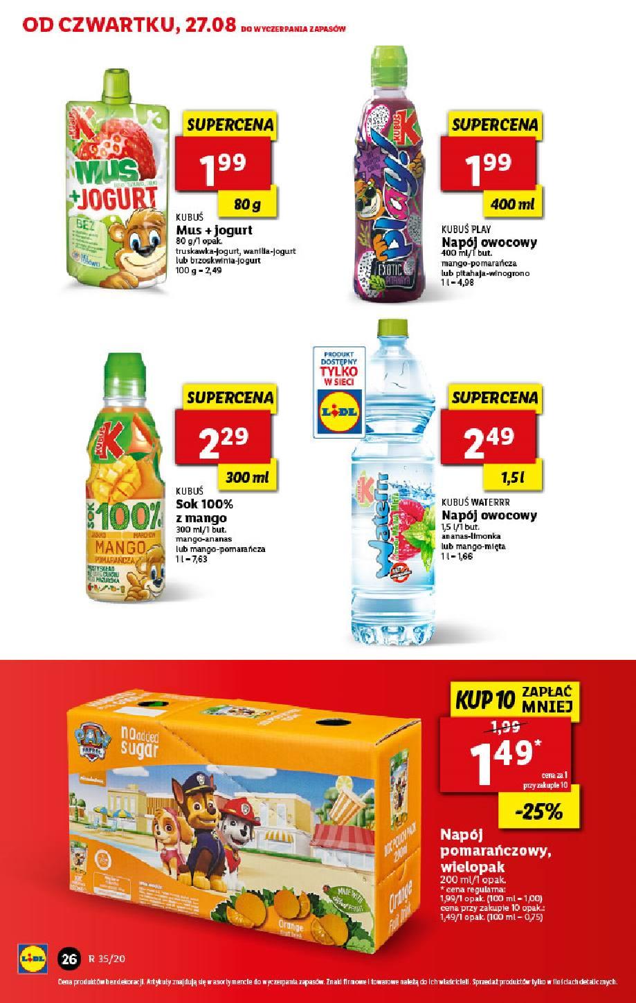 Gazetka promocyjna Lidl do 30/08/2020 str.26