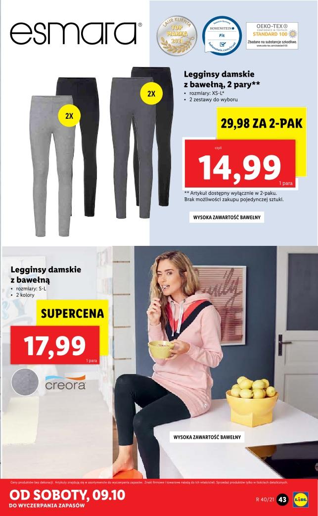 Gazetka promocyjna Lidl do 09/10/2021 str.43