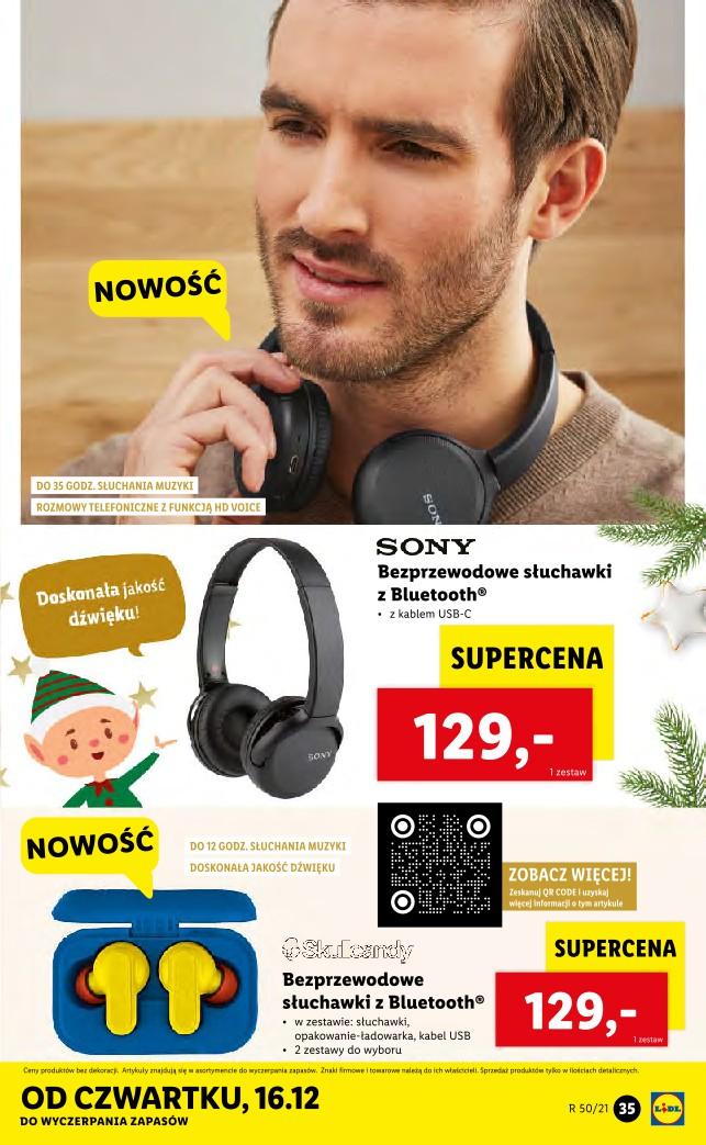 Gazetka promocyjna Lidl do 19/12/2021 str.35