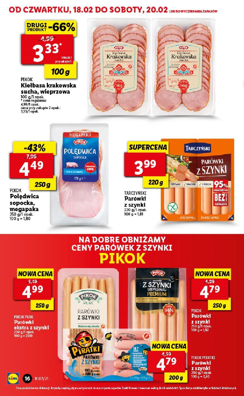 Gazetka promocyjna Lidl do 20/02/2021 str.16