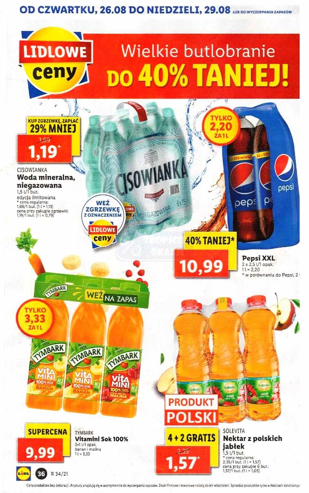 Gazetka promocyjna Lidl do 29/08/2021 str.36