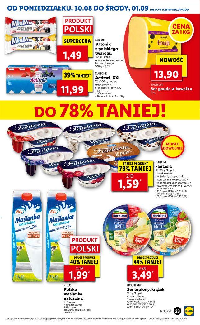 Gazetka promocyjna Lidl do 01/09/2021 str.23