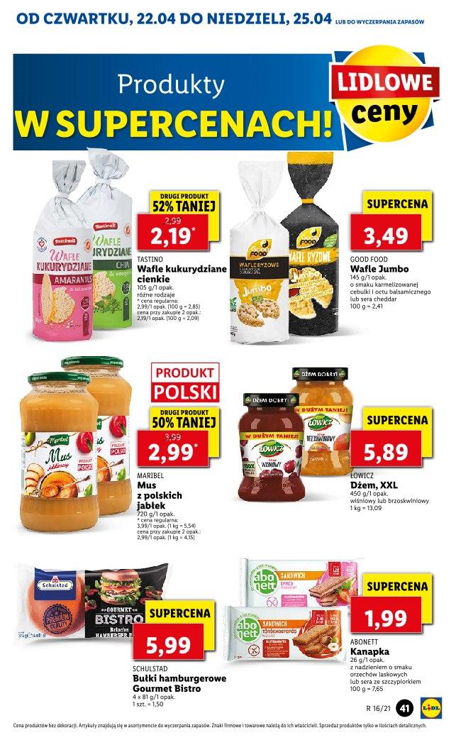 Gazetka promocyjna Lidl do 25/04/2021 str.41