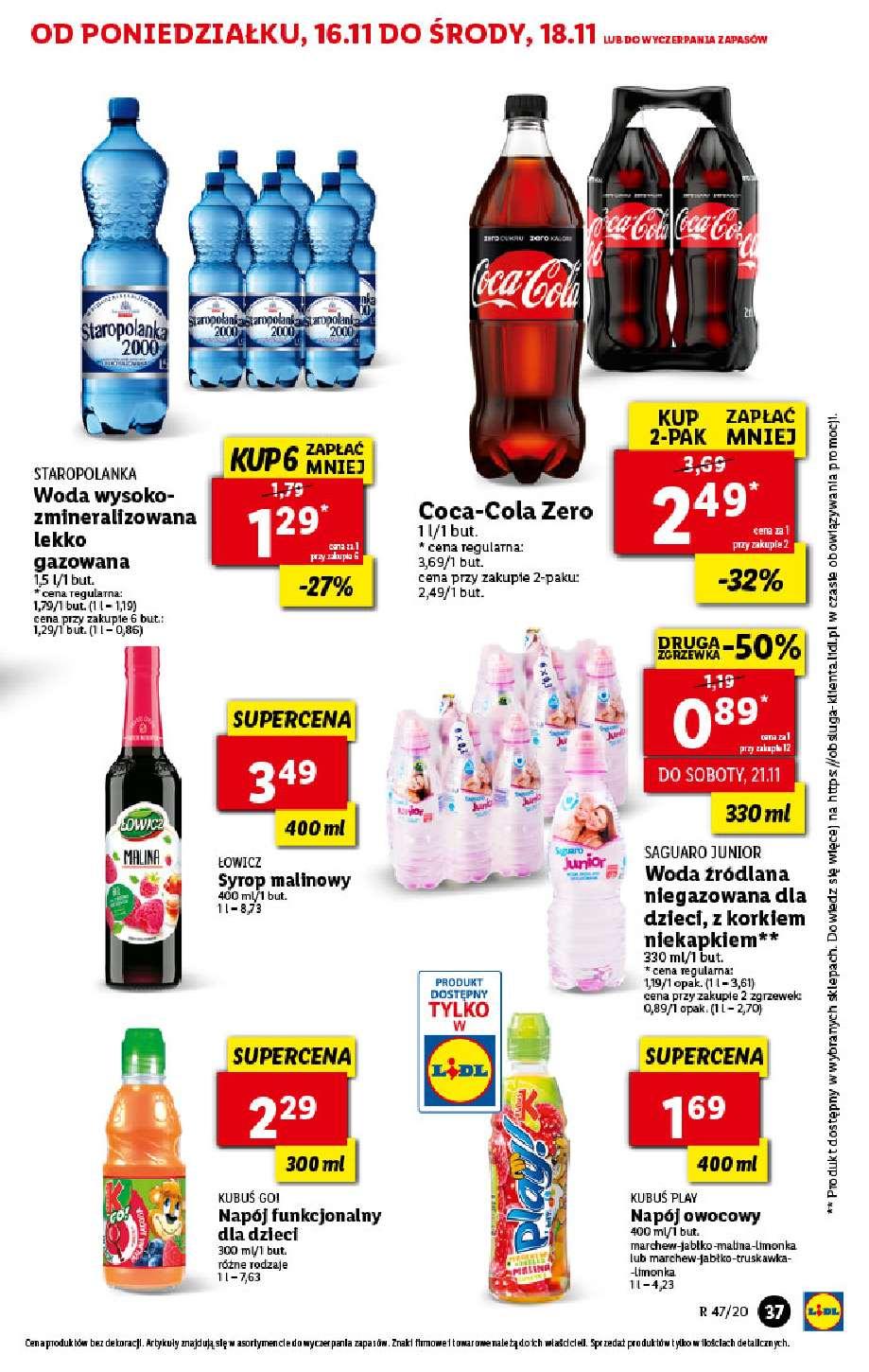 Gazetka promocyjna Lidl do 18/11/2020 str.37