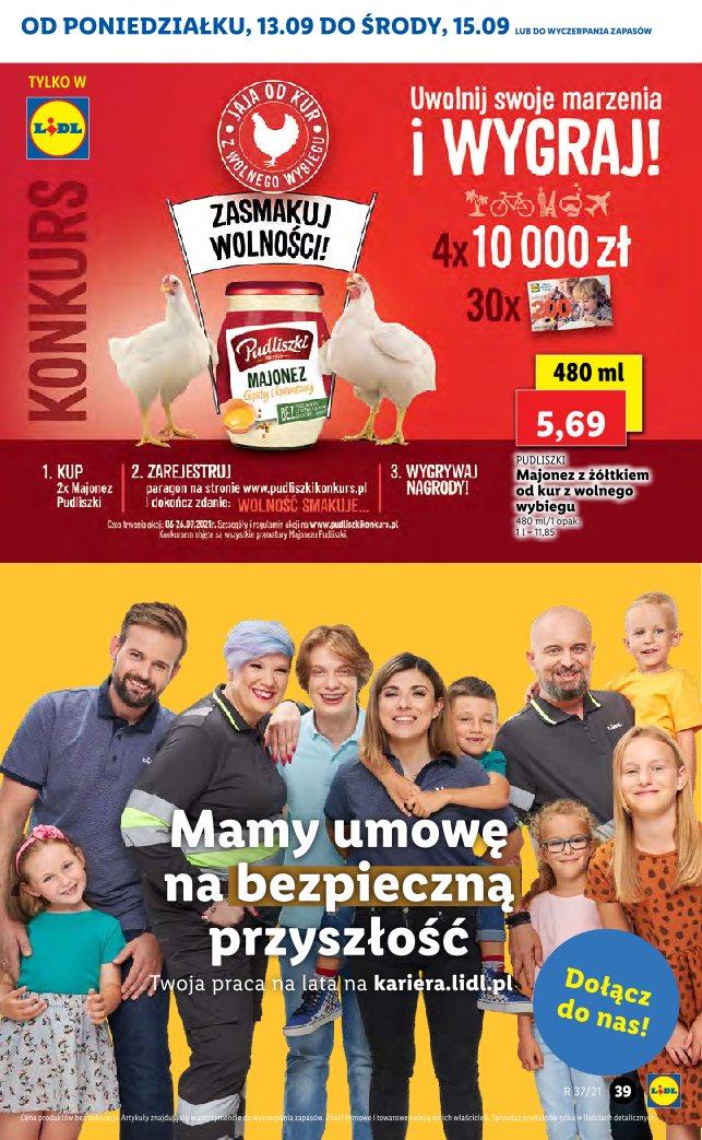 Gazetka promocyjna Lidl do 15/09/2021 str.39