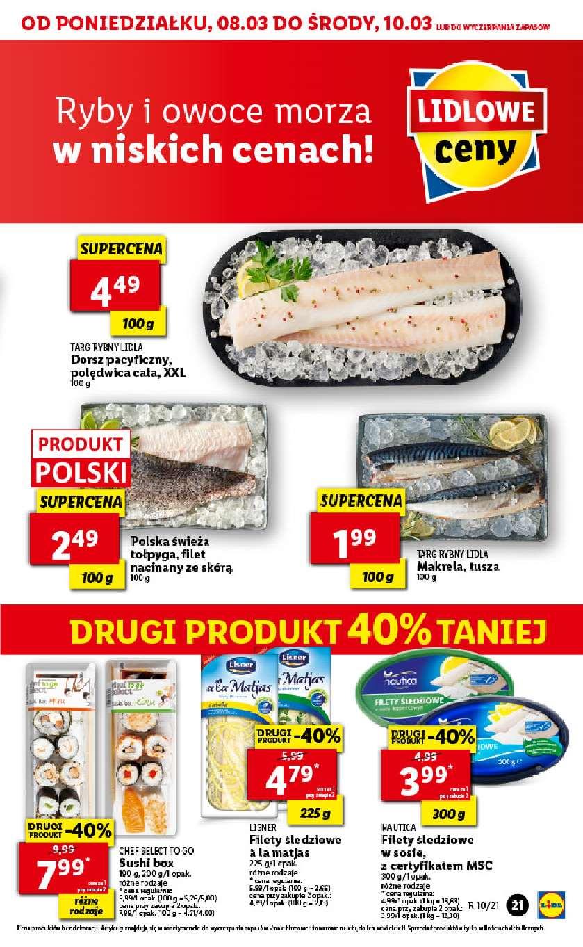 Gazetka promocyjna Lidl do 10/03/2021 str.21