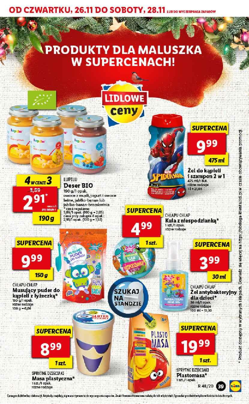 Gazetka promocyjna Lidl do 28/11/2020 str.39