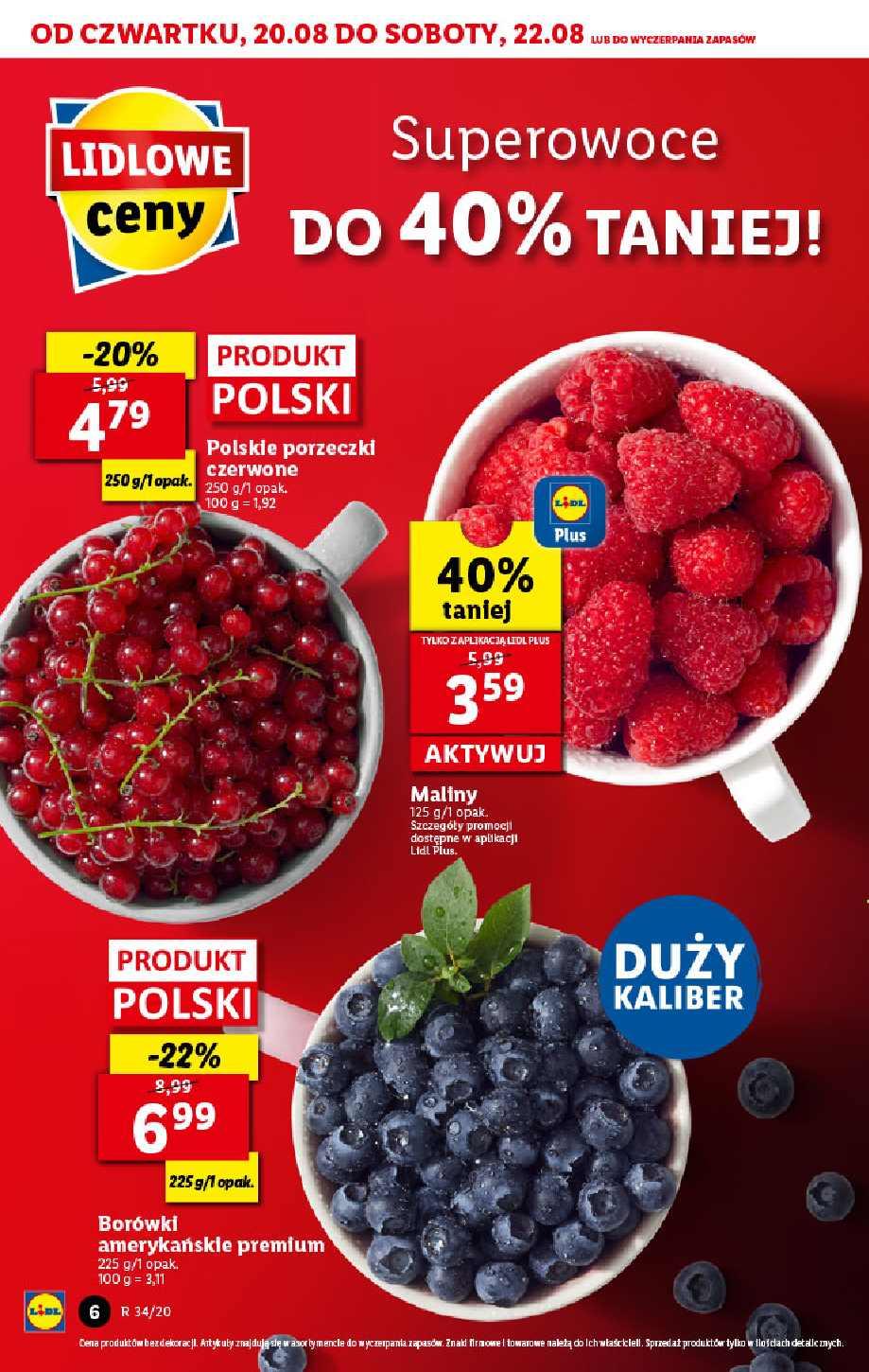 Gazetka promocyjna Lidl do 22/08/2020 str.6