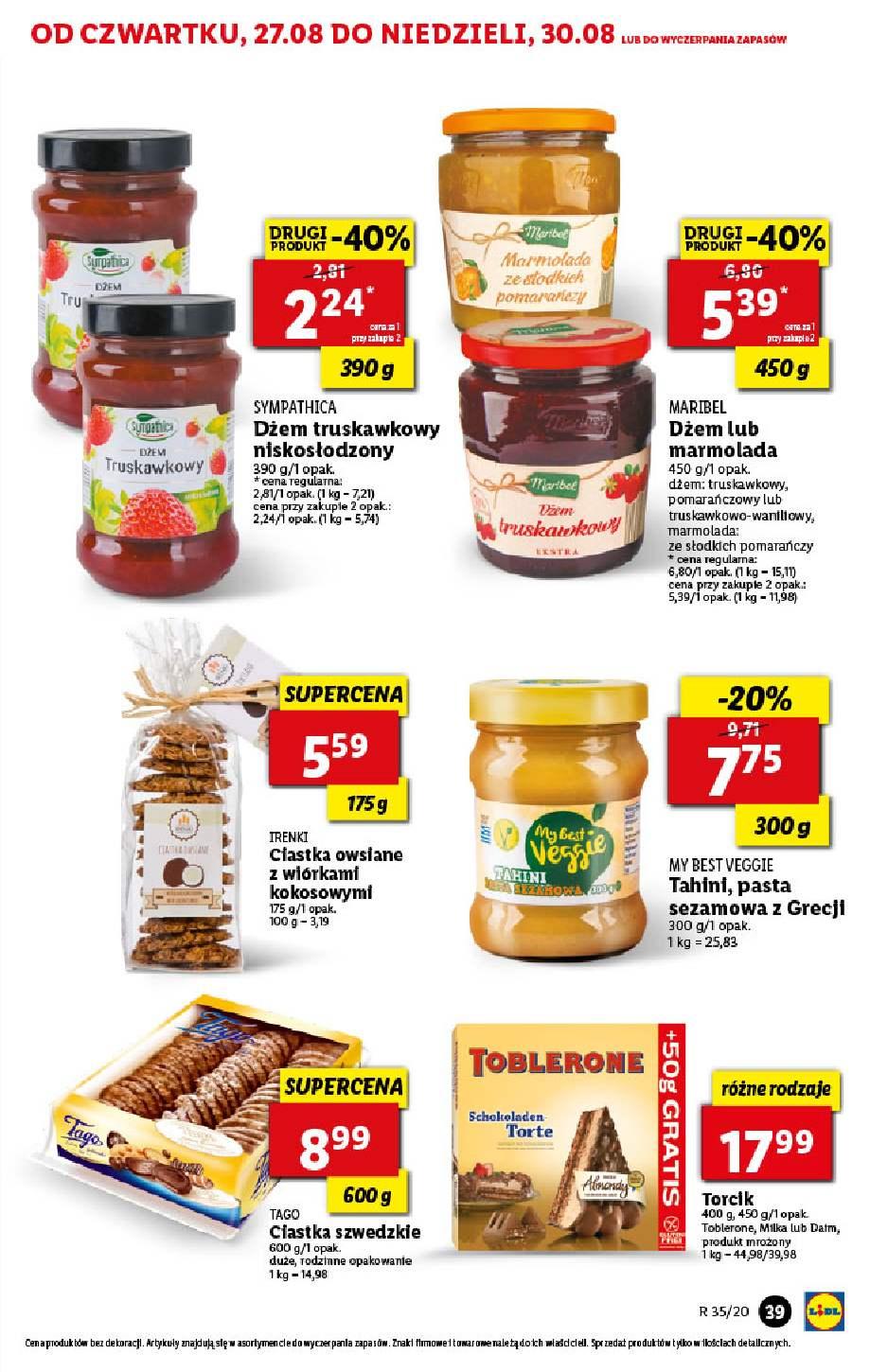 Gazetka promocyjna Lidl do 30/08/2020 str.39