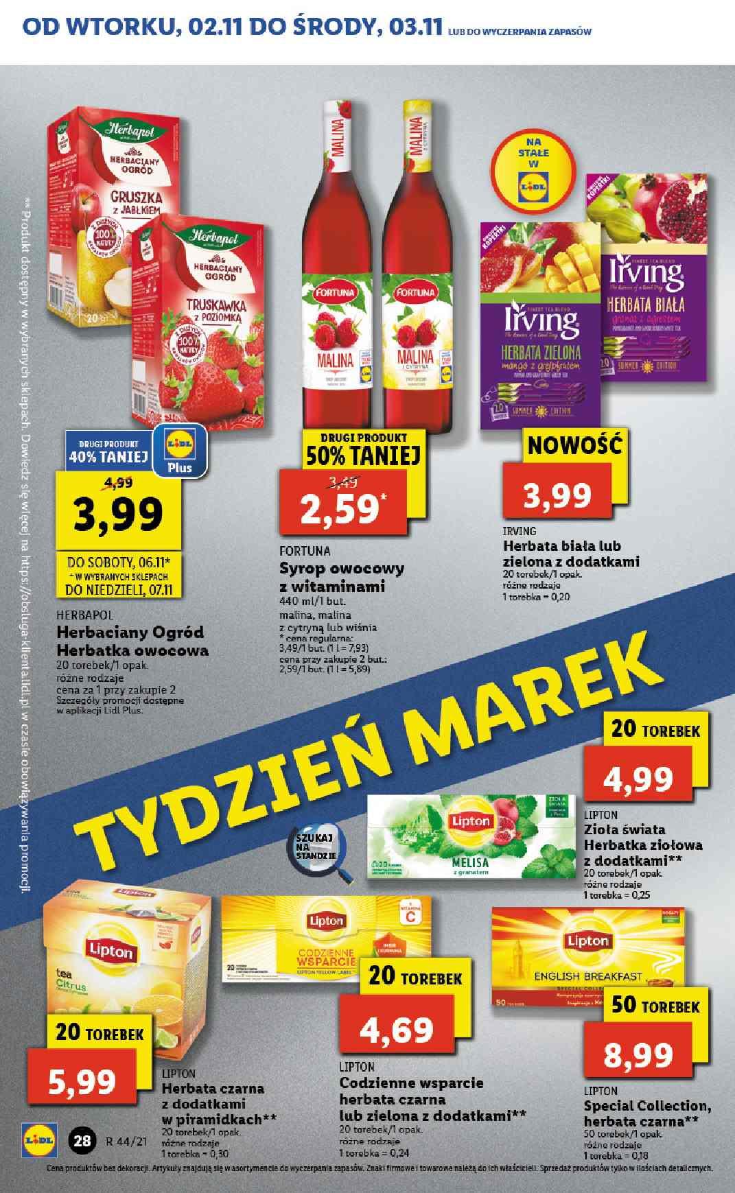 Gazetka promocyjna Lidl do 03/11/2021 str.28