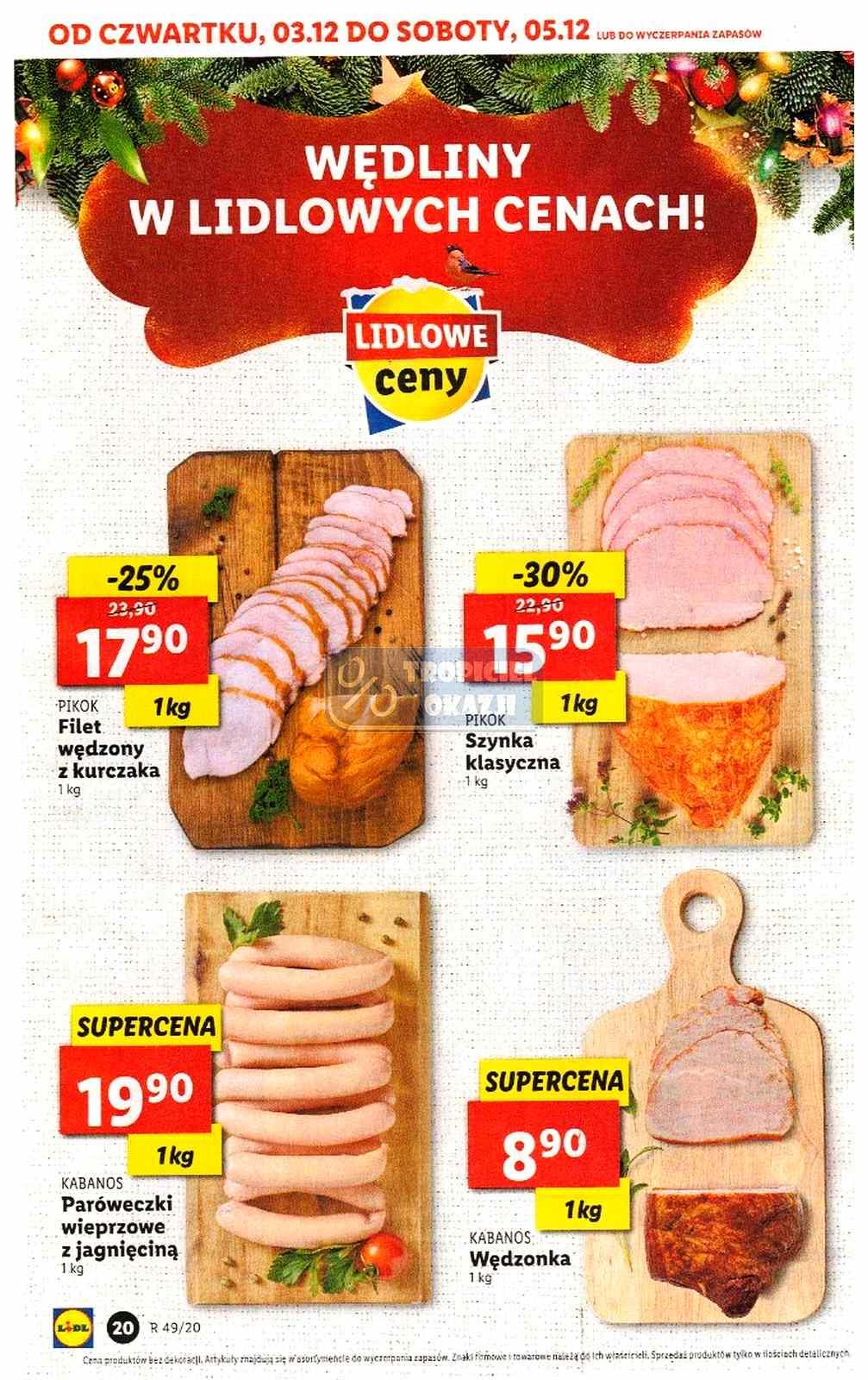 Gazetka promocyjna Lidl do 06/12/2020 str.20