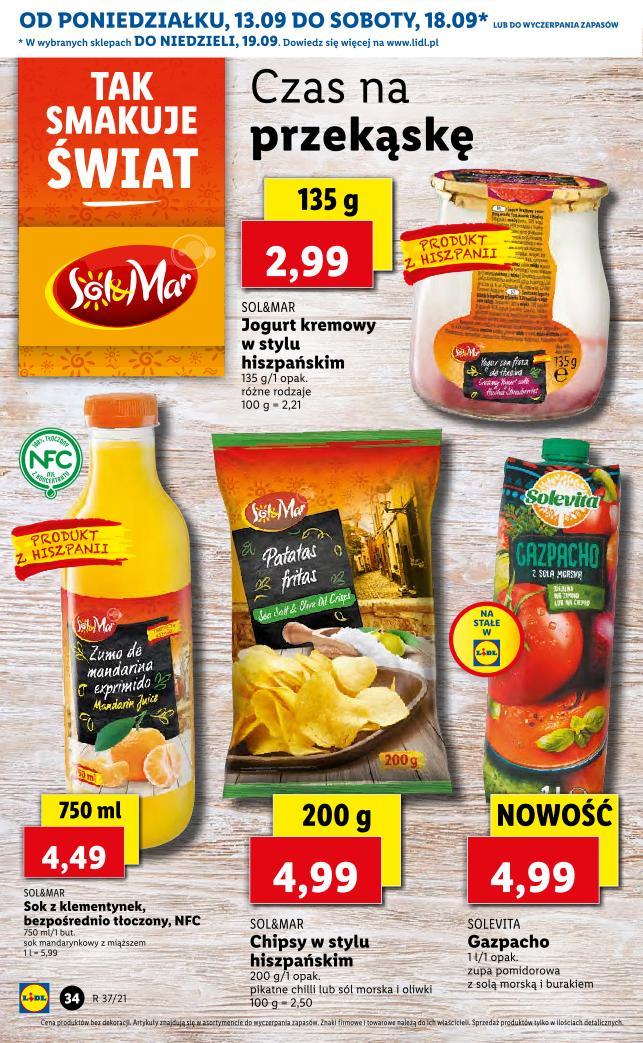 Gazetka promocyjna Lidl do 15/09/2021 str.34