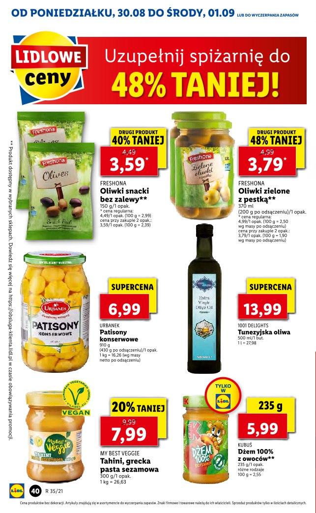 Gazetka promocyjna Lidl do 01/09/2021 str.40