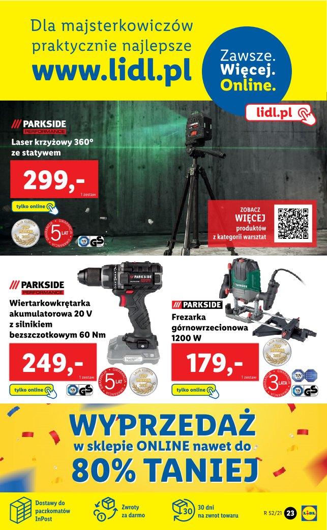 Gazetka promocyjna Lidl do 31/12/2021 str.23