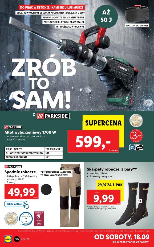 Gazetka promocyjna Lidl do 18/09/2021 str.36