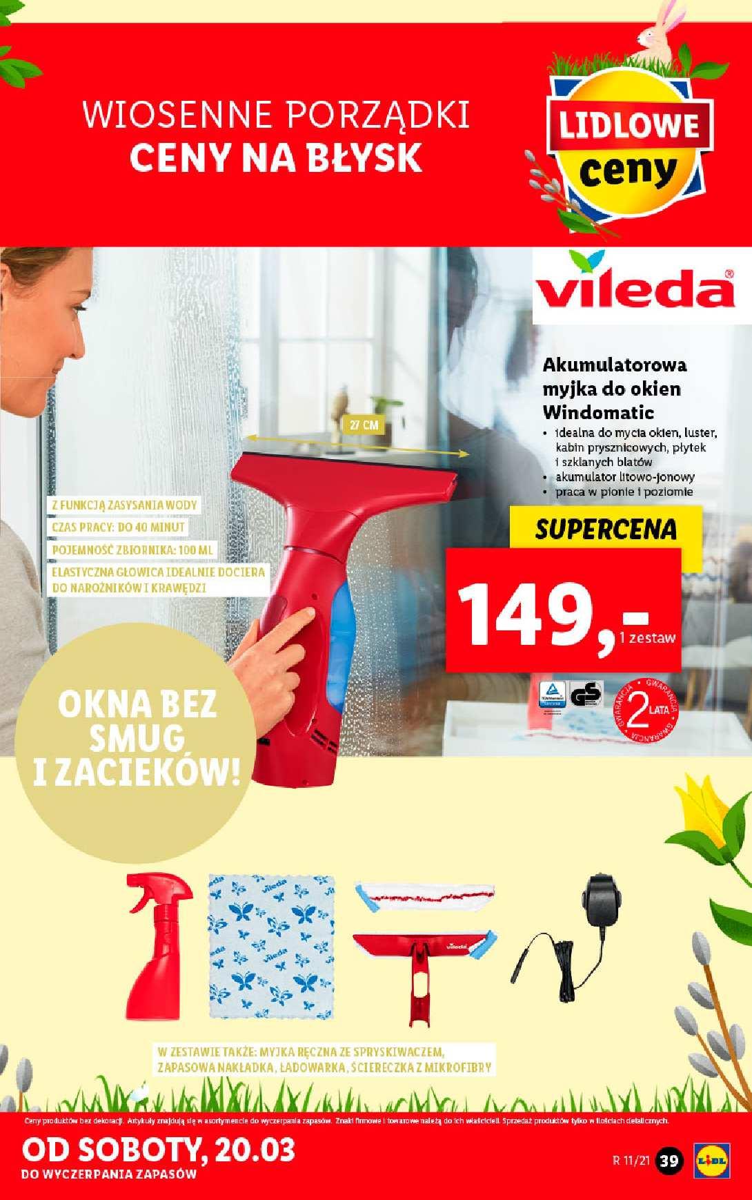 Gazetka promocyjna Lidl do 20/03/2021 str.39