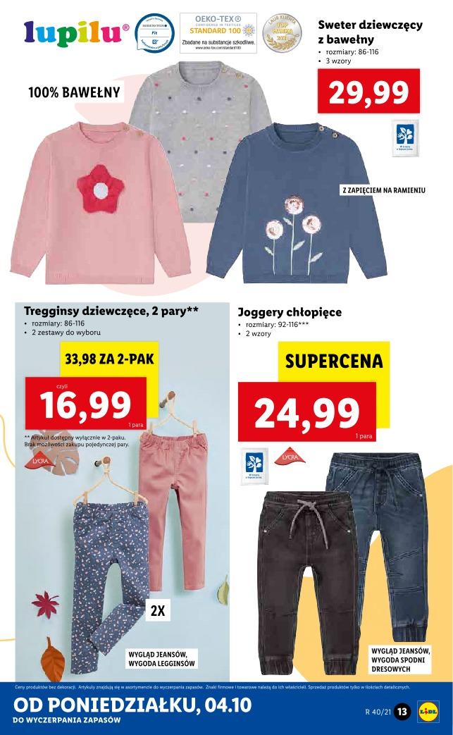 Gazetka promocyjna Lidl do 09/10/2021 str.13