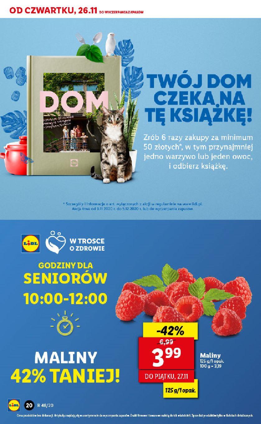 Gazetka promocyjna Lidl do 28/11/2020 str.20