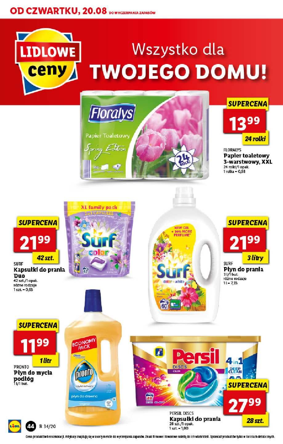 Gazetka promocyjna Lidl do 22/08/2020 str.44