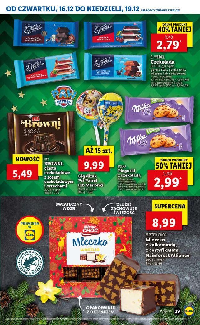 Gazetka promocyjna Lidl do 19/12/2021 str.39