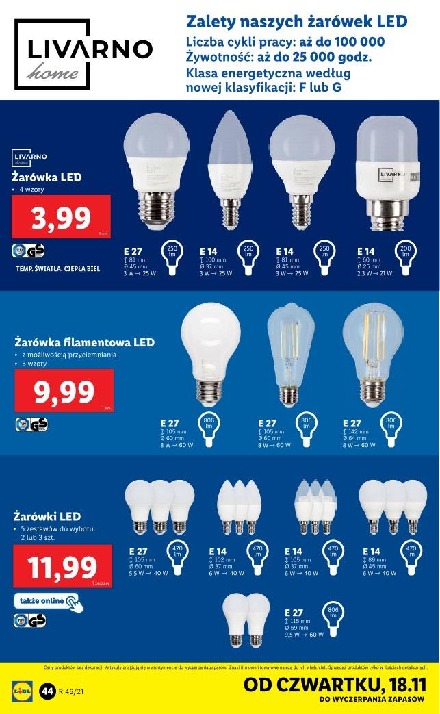 Gazetka promocyjna Lidl do 21/11/2021 str.44